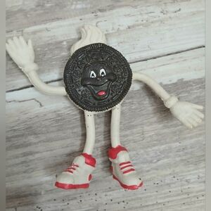 Vintage 1990s Nabisco Oreo Cookie Bendable Figure Promo Toy